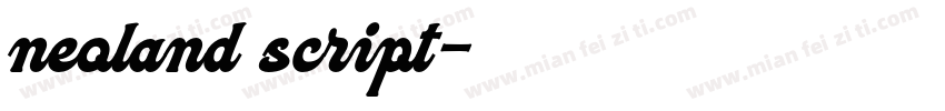 neoland script字体转换